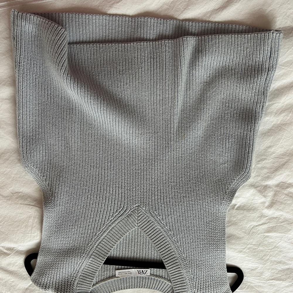 Zara Gray Knit Sweater
